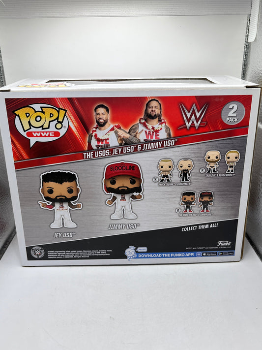 Funko POP! WWE - The Usos: Jey Uso & Jimmy Uso #2 Pack - Vinyl Collectable FRENLY BRICKS - Open 7 Days