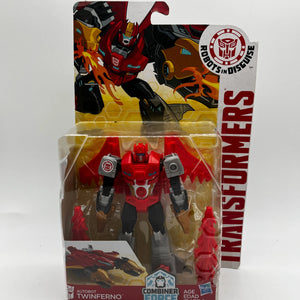 Hasbro Transformers Robots in Disguise 2016 Autobot Twinferno FRENLY BRICKS - Open 7 Days