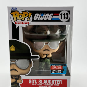 Funko POP! Retro Toys G.I.Joe - Sgt. Slaughter #113 - 2022 Fall Limited Editon FRENLY BRICKS - Open 7 Days