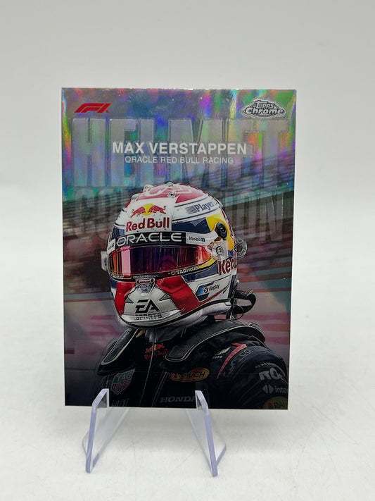 2024 Topps Chrome Formula 1 F1 Max Verstappen Helmet Collection #HC-1 FRENLY BRICKS - Open 7 Days