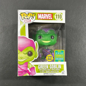 Funko POP! Vinyl Green Goblin Glow In The Dark Glitter #110 2016  Conversion Marvel FRENLY BRICKS - Open 7 Days