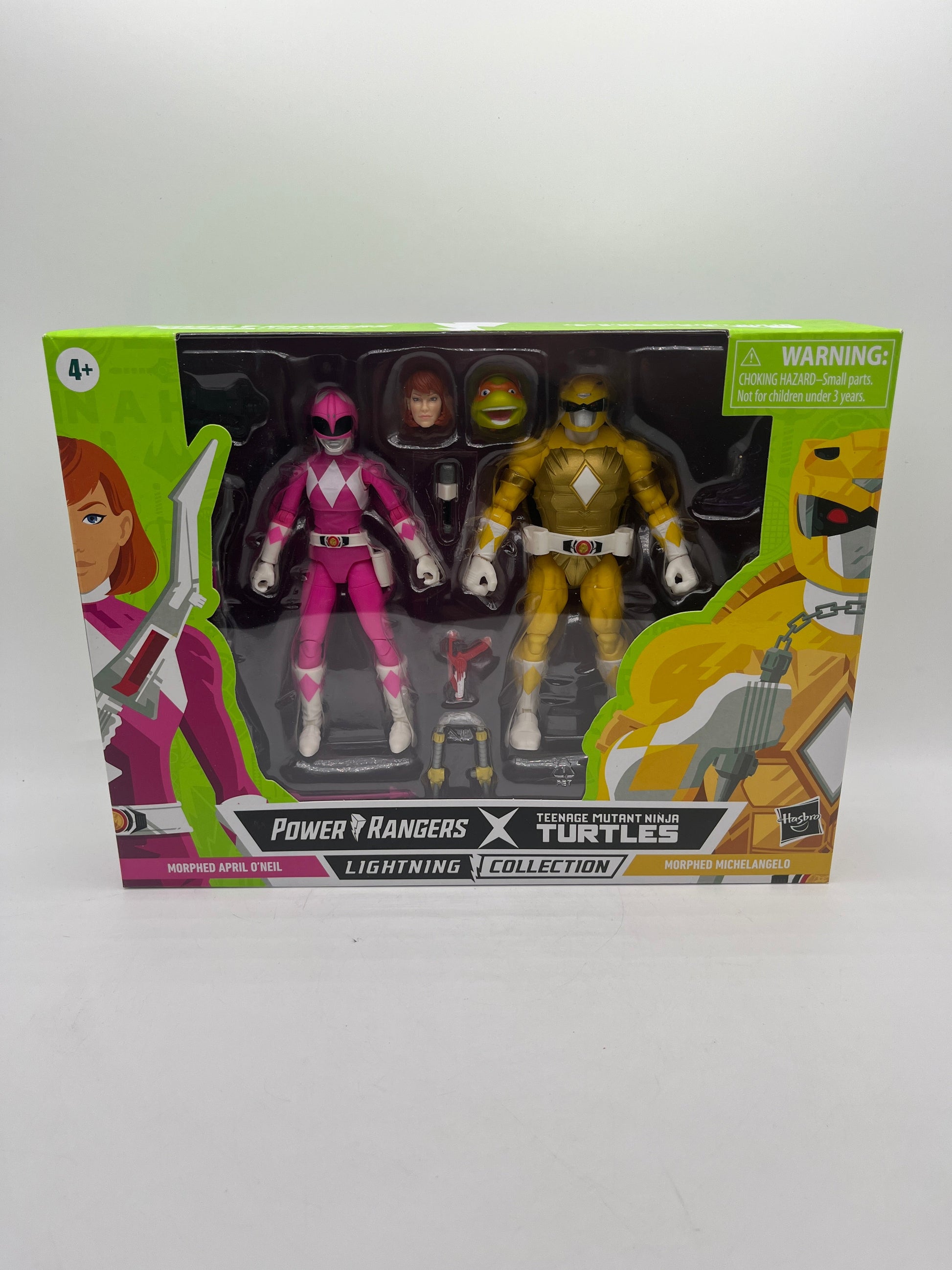 Power Rangers X TMNT Lightning Collection Morphed April ONeil & Michelangelo NIB FRENLY BRICKS - Open 7 Days