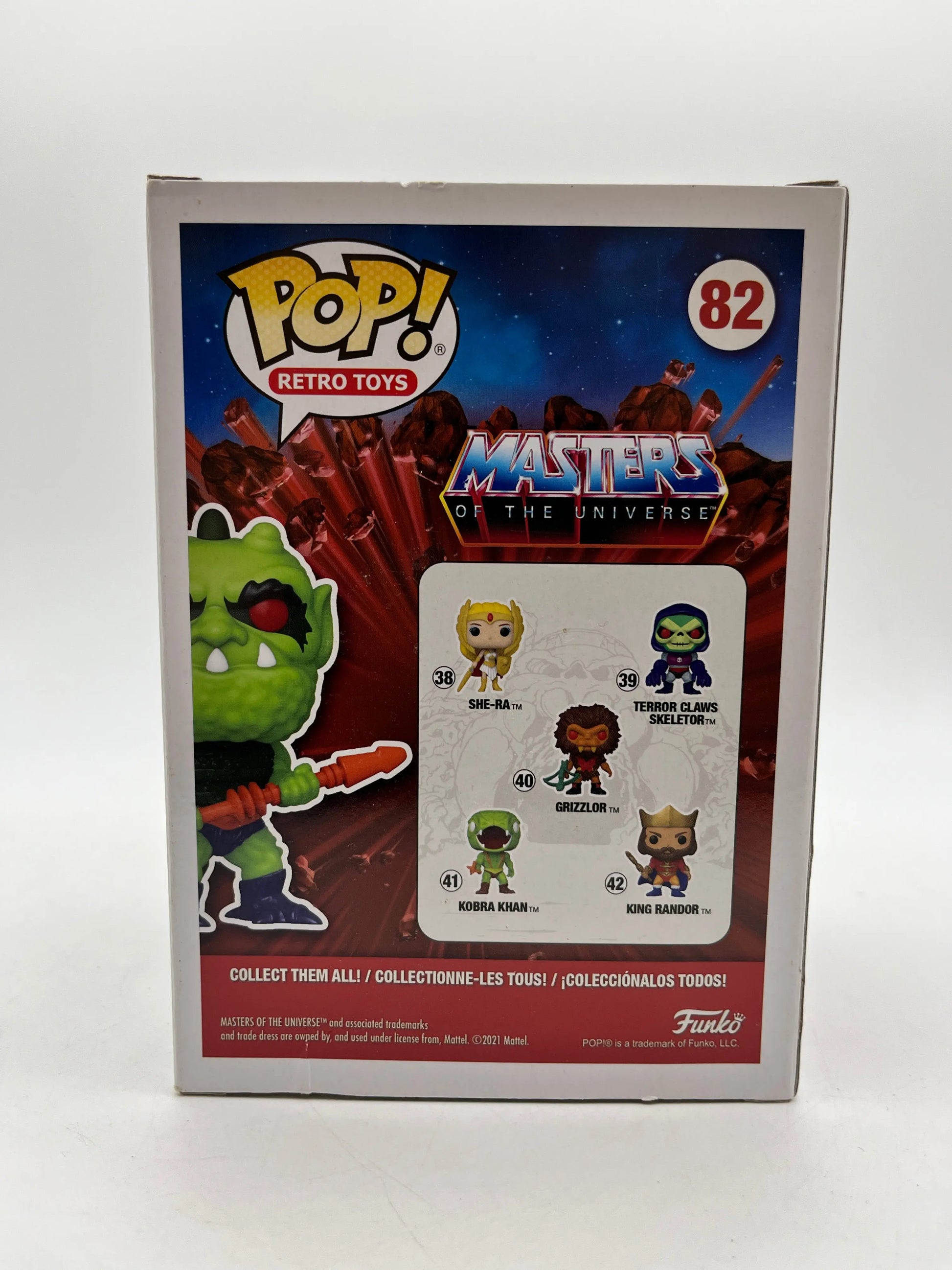 Funko POP! Retro Toys Masters Of The Universe Whiplash #82 - Limited Edition Funkcon FRENLY BRICKS - Open 7 Days