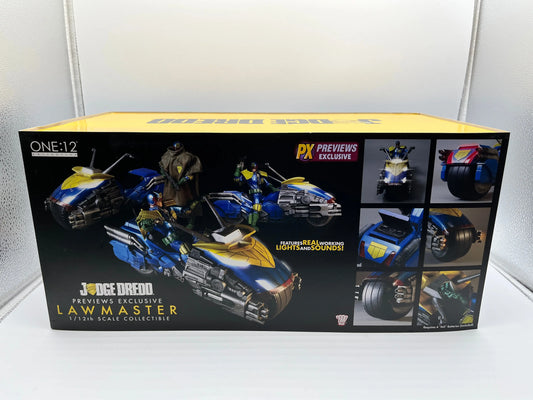 Judge Dredd Lawmaster 1:12 Bike Mezco One:12 Sealed Collector Figure FRENLY BRICKS - Open 7 Days