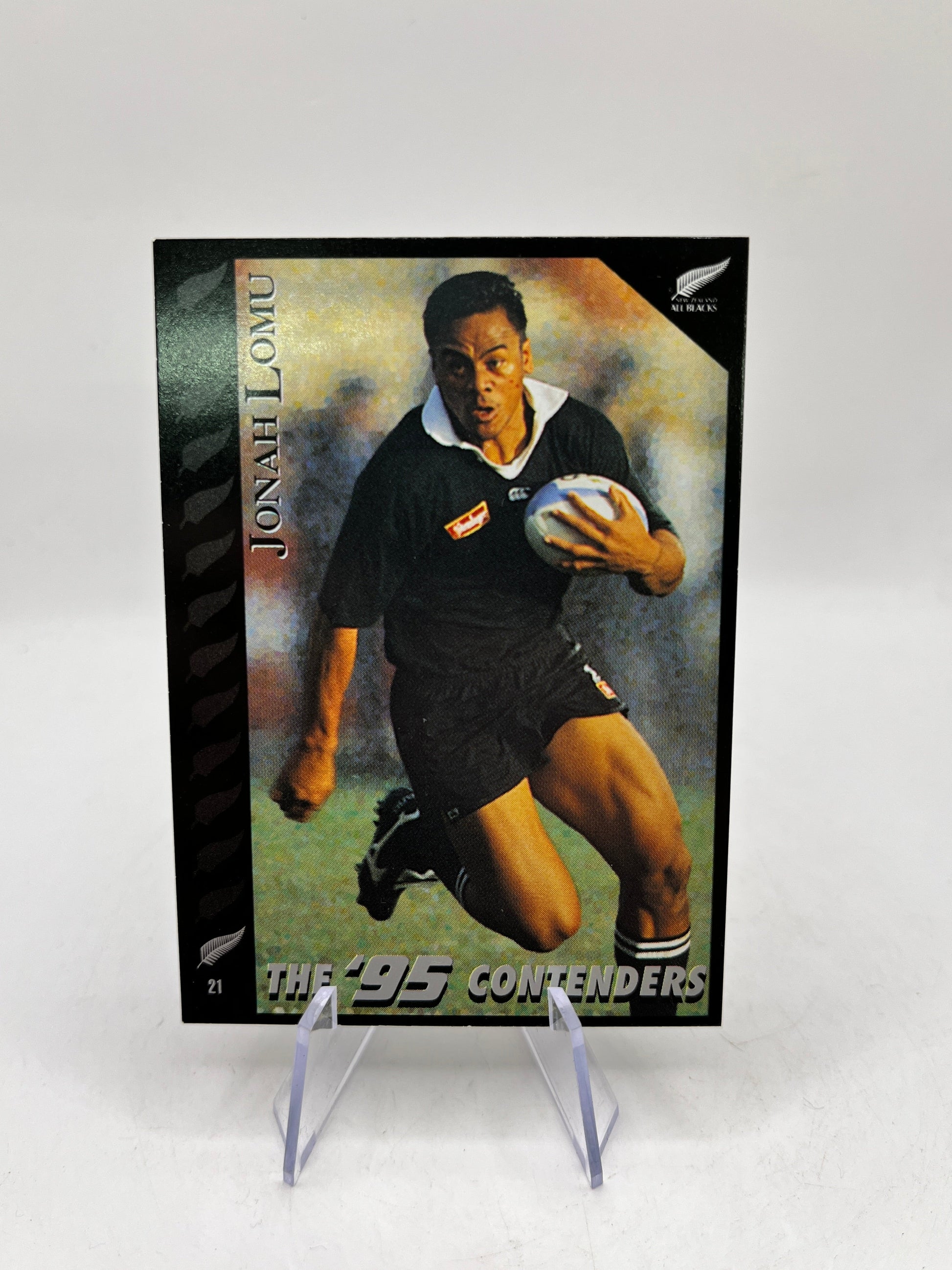 Johan Lomu - 1995 Dynamic Marketing Rugby Union Rookie RC Card NZ All Blacks #21 FRENLY BRICKS - Open 7 Days