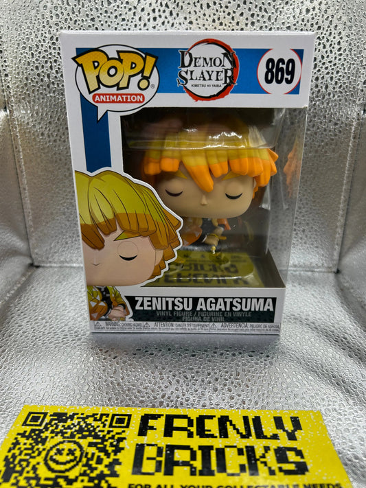 Pop Vinyl Demon Slayer #869 Zenitsu Agatsuma FRENLY BRICKS - Open 7 Days