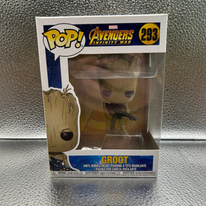 Funko Pop #293 Marvel Avengers Infinity War Groot FRENLY BRICKS - Open 7 Days