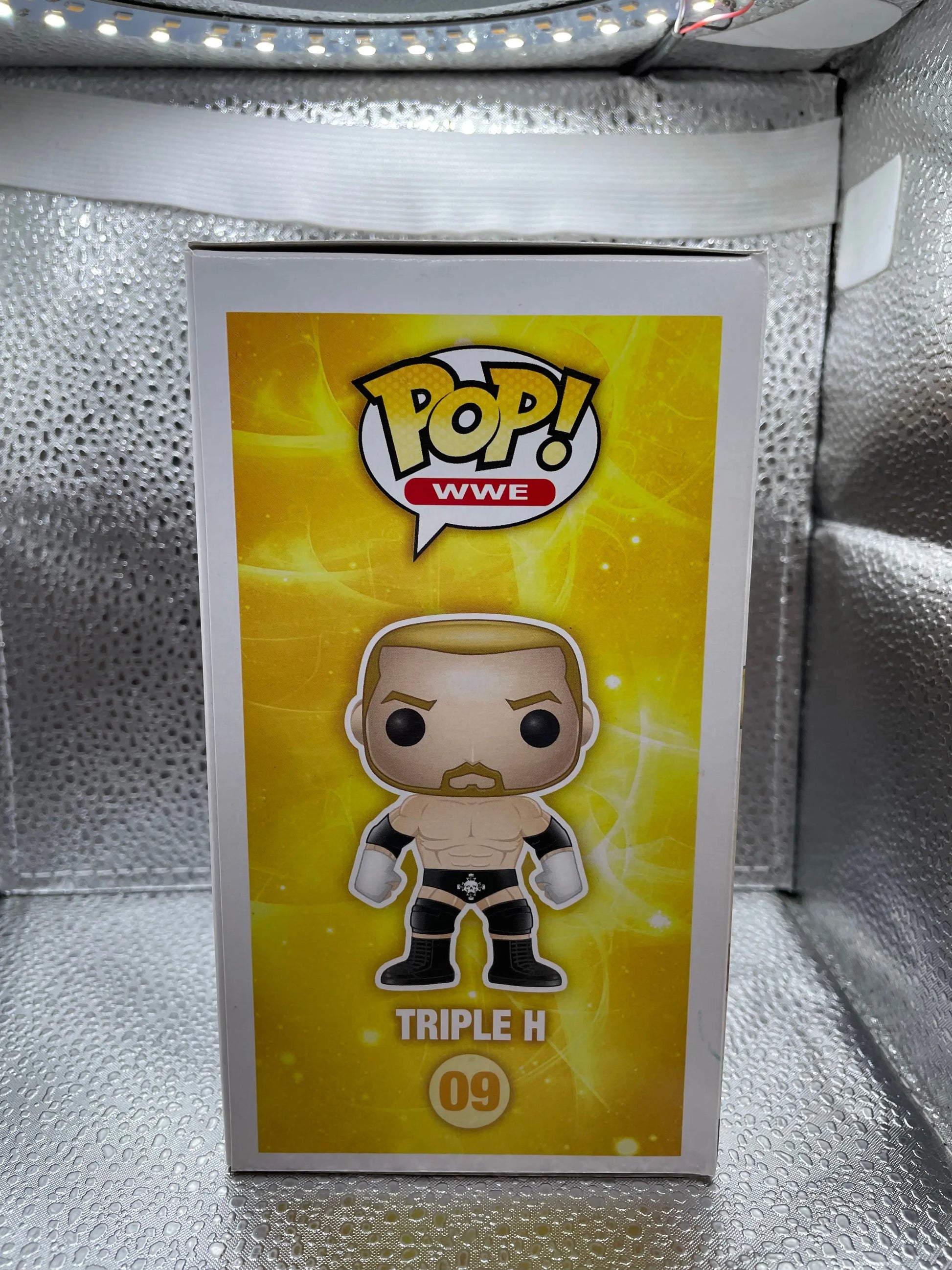 TRIPLE H WWE Funko Pop #09 **Authentic** Vaulted - Wrestling NOT MINT BOX FRENLY BRICKS - Open 7 Days