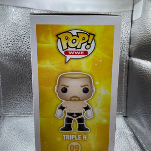 TRIPLE H WWE Funko Pop #09 **Authentic** Vaulted - Wrestling NOT MINT BOX FRENLY BRICKS - Open 7 Days