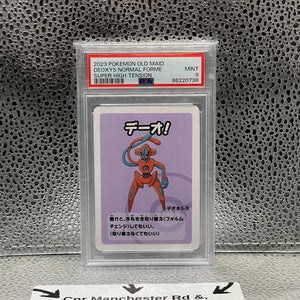 2023 Pokémon Old Maid Deoxy’s Normal Forme Super High Tension PSA 9 Mint FRENLY BRICKS - Open 7 Days