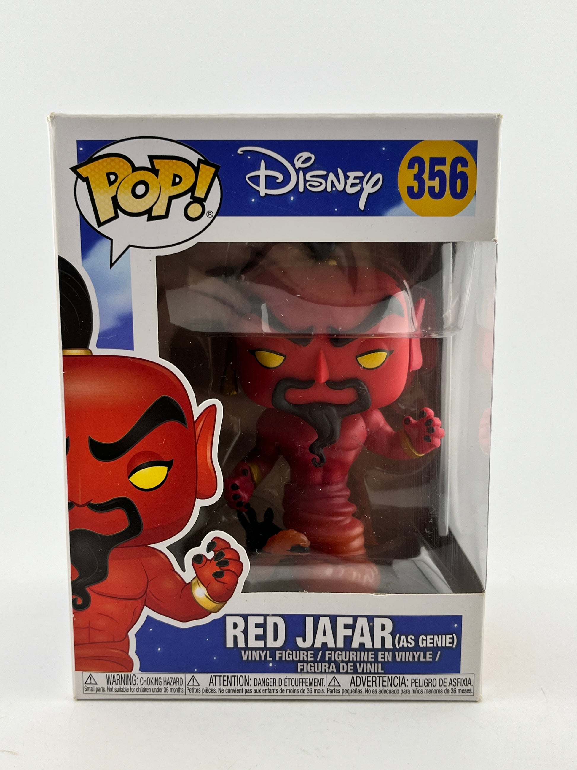 Funko POP! Disney Red Jafar (As Genie) #356 - Vinyl Collectable FRENLY BRICKS - Open 7 Days