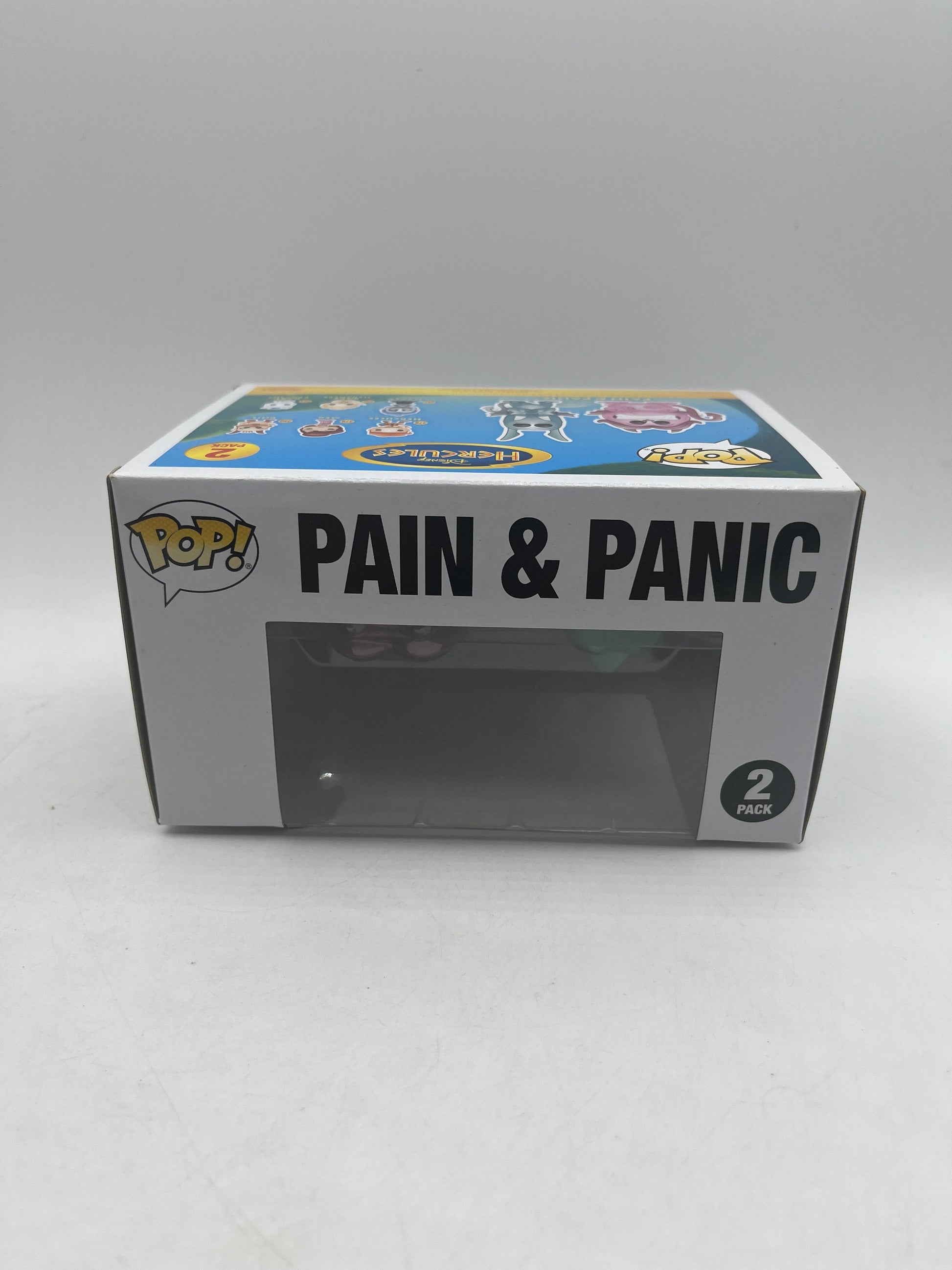 Funko Pop Pain Panic 2 Pack Summer Con Exclusive SDCC Disney 2018 Hercules FRENLY BRICKS - Open 7 Days