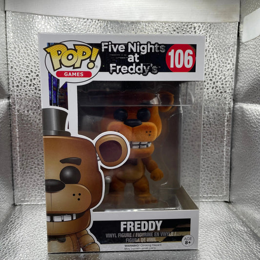 Funko Pop! Five Night’s At Freddy’s: Freddy Fazbear #106 Flocked FRENLY BRICKS - Open 7 Days