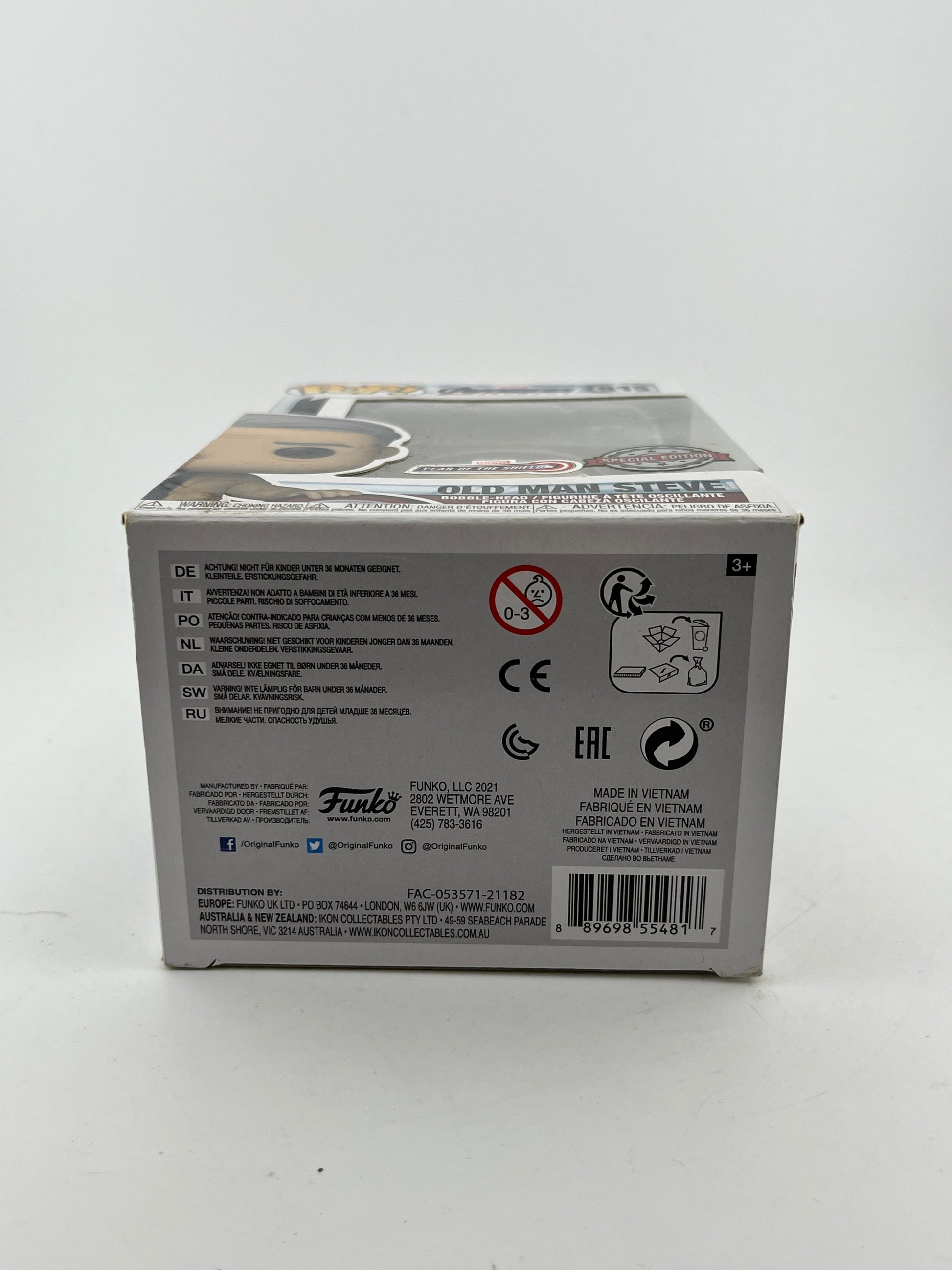 Funko POP! Marvel Avengers Endgame - Old Man Steve #915 - Special Edition FRENLY BRICKS - Open 7 Days