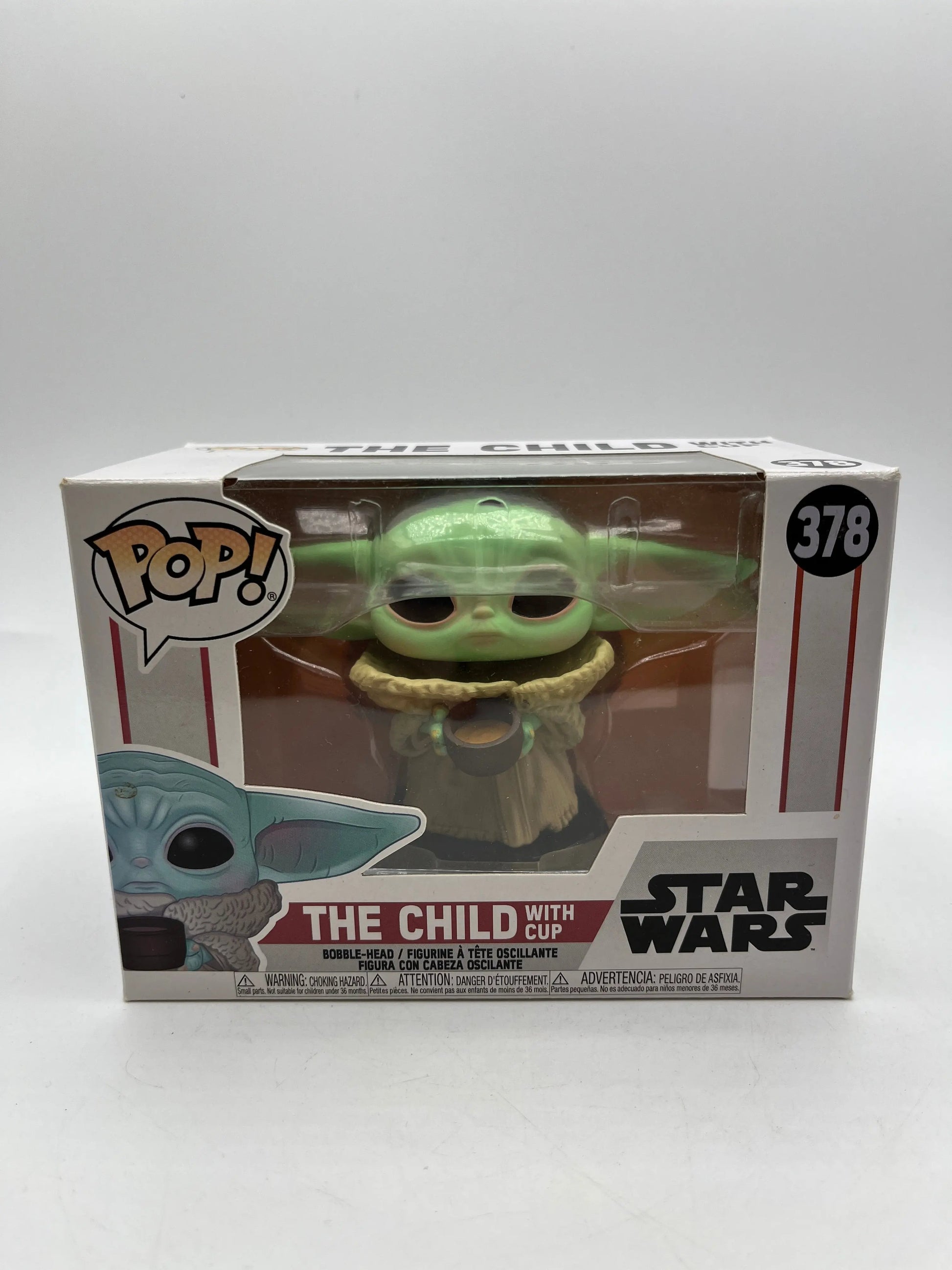 Funko POP! Star Wars The Mandalorian The Child With Cup #378 FRENLY BRICKS - Open 7 Days