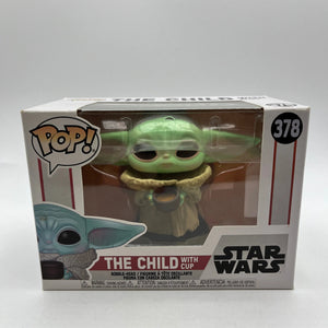 Funko POP! Star Wars The Mandalorian The Child With Cup #378 FRENLY BRICKS - Open 7 Days