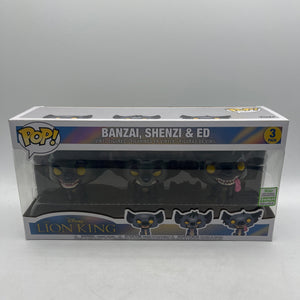 Funko Pop! Vinyl: The Lion King - Banzai, Shenzi & Ed - 3 Pack - Amazon/ECCC FRENLY BRICKS - Open 7 Days