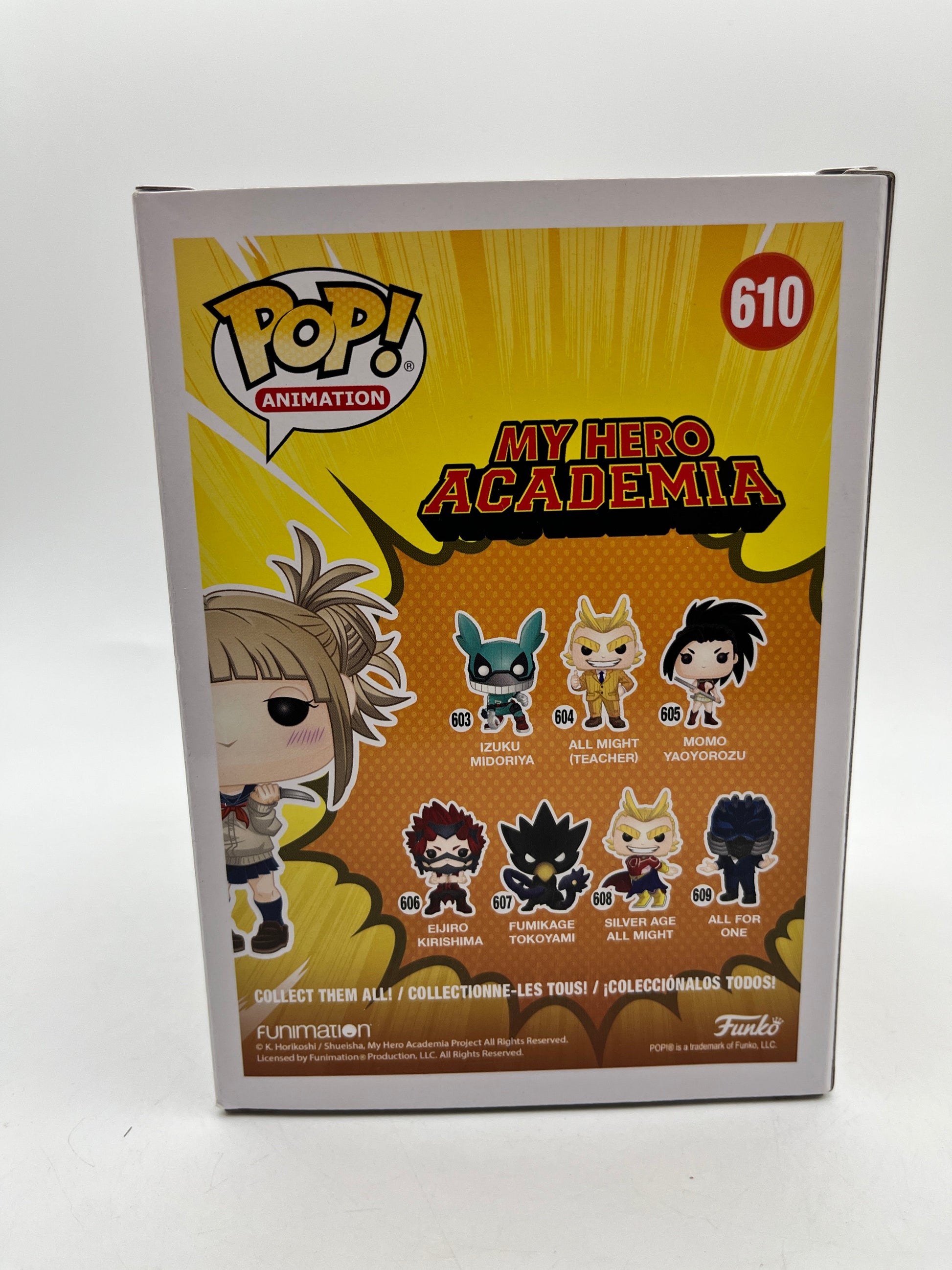 Funko POP! Animation My Hero Academia Himiko Toga #610 - Special Edition FRENLY BRICKS - Open 7 Days