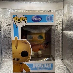 Funko Pop! Vinyl: Disney - Rocketeer #58 Vaulted Rare W/ Protector FRENLY BRICKS - Open 7 Days