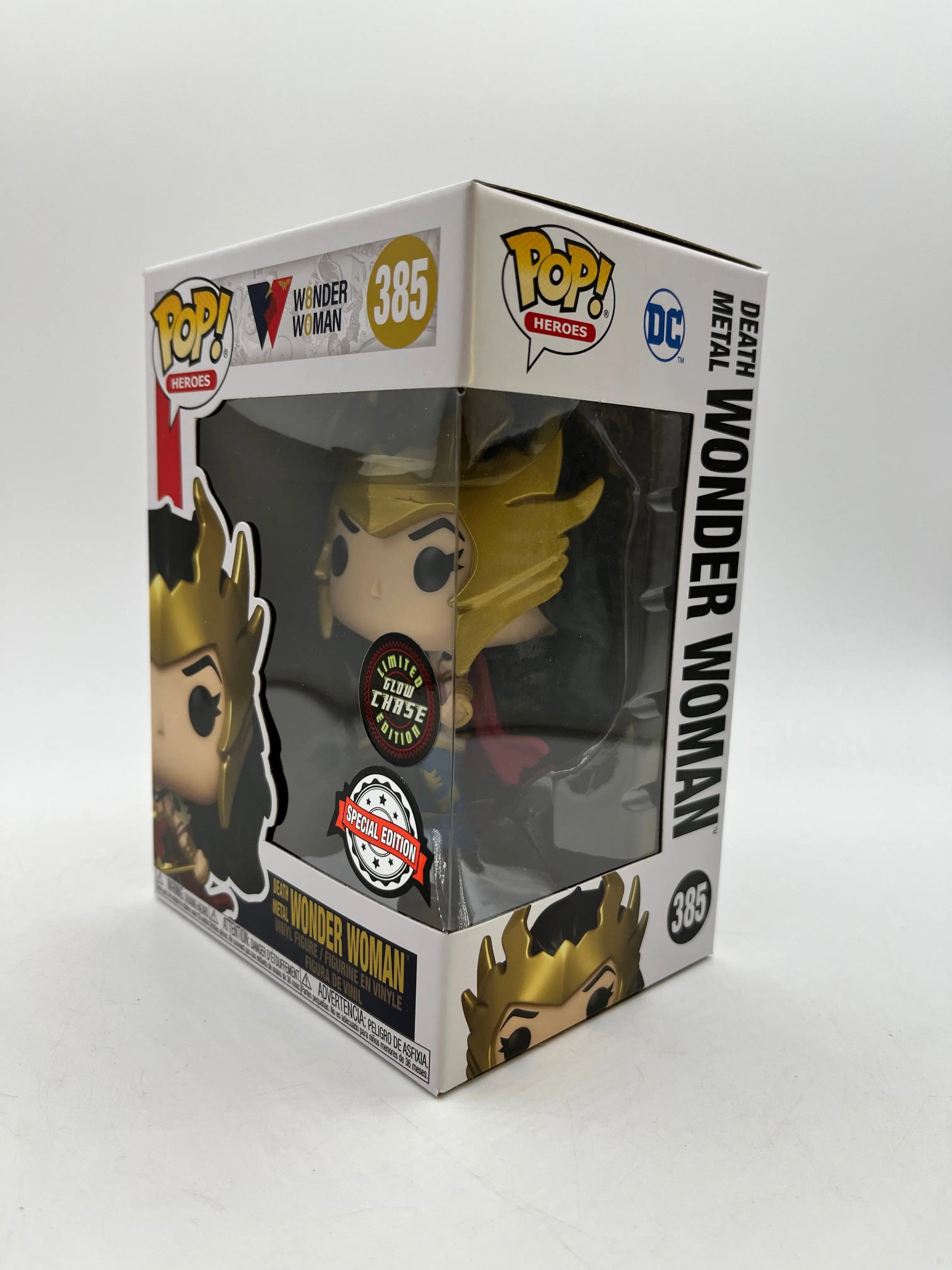 Funko POP! DC Heroes W8NDER W0MAN Death Metal Wonder Woman #385 - Glow Chase LE FRENLY BRICKS - Open 7 Days