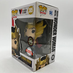 Funko POP! DC Heroes W8NDER W0MAN Death Metal Wonder Woman #385 - Glow Chase LE FRENLY BRICKS - Open 7 Days
