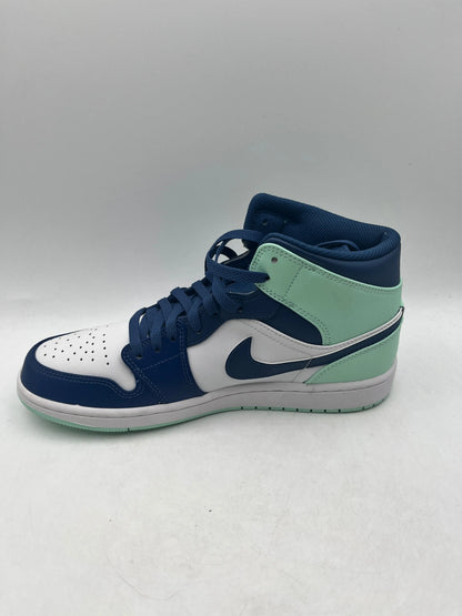 DS Nike Air Jordan 1 Mid Mystic Navy Mint Foam UK 8 - 554724-413 - New Condition FRENLY BRICKS - Open 7 Days