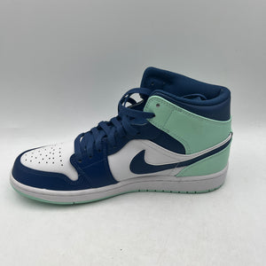 DS Nike Air Jordan 1 Mid Mystic Navy Mint Foam UK 8 - 554724-413 - New Condition FRENLY BRICKS - Open 7 Days