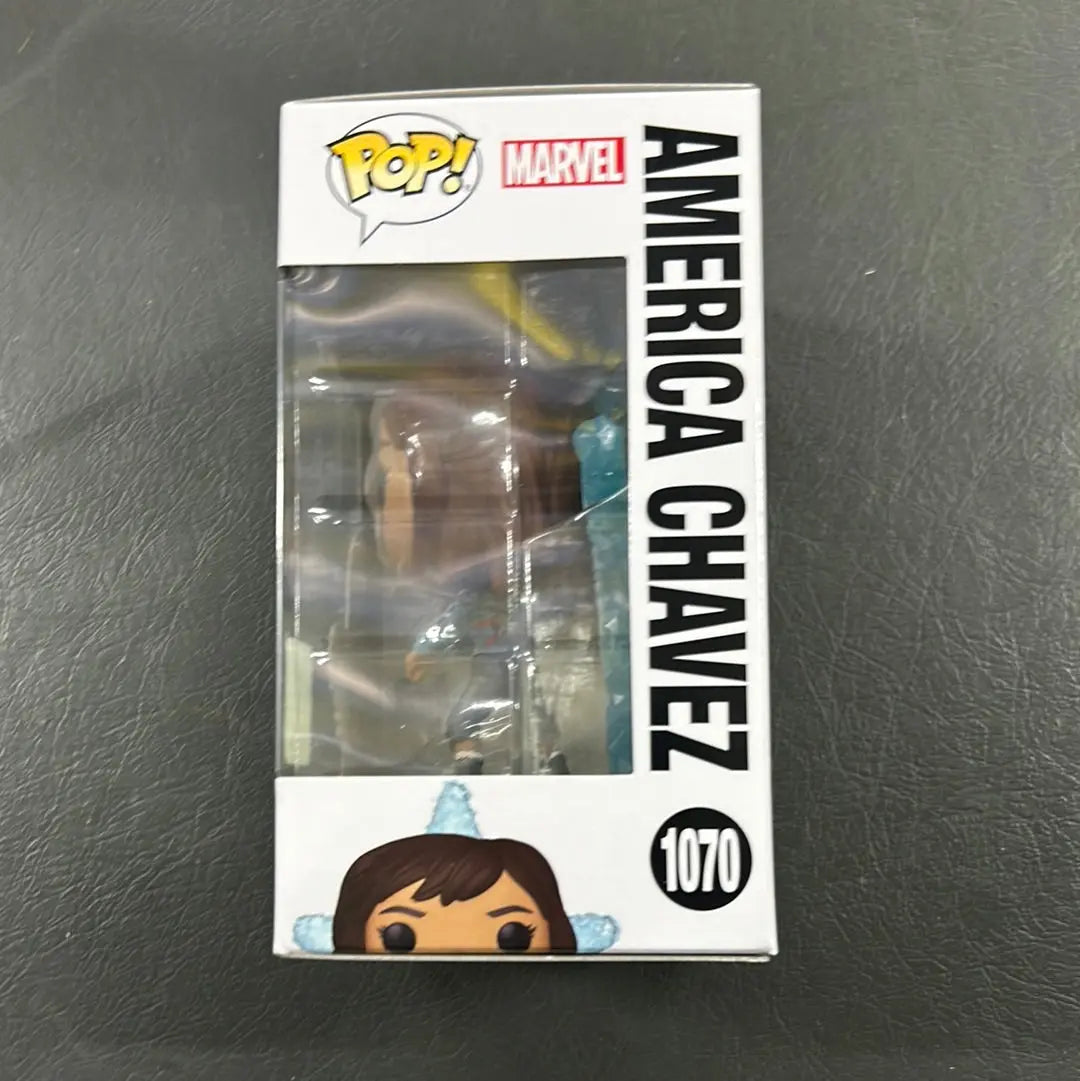 Funko Pop America Chavez #1070 Dr Strange 2022 Summer Convention Limited Edition FRENLY BRICKS - Open 7 Days