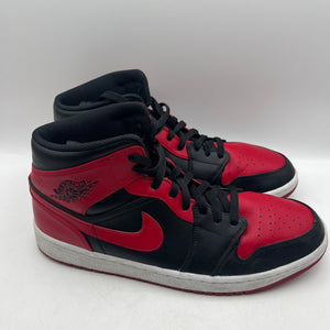 Nike Air Jordan 1 Mid Gym Red Banned Bred Shoes 554725-074 - Size US12 FRENLY BRICKS - Open 7 Days