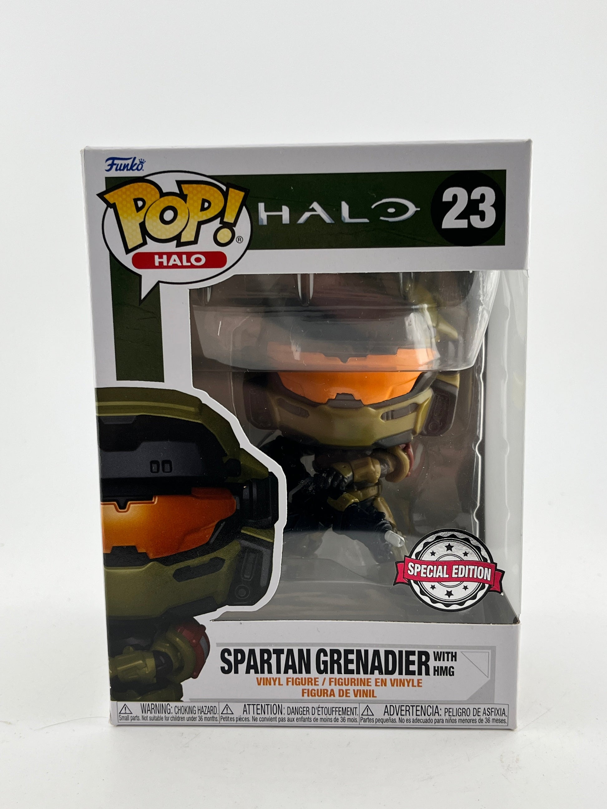Funko POP! Halo - Spartan Grenadier With HMG #23 - Vinyl Collectable FRENLY BRICKS - Open 7 Days