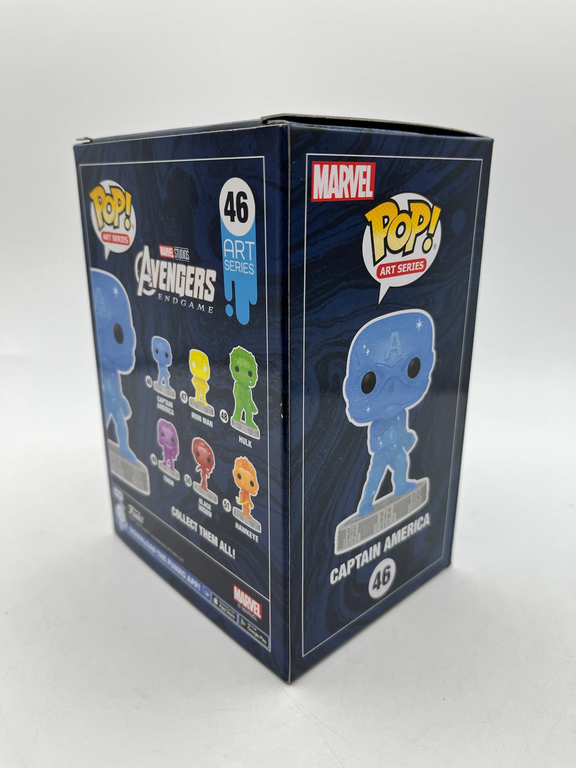 Funko POP! Art Series Marvel The Infinity Saga Captain America #46 - Vinyl Collectable FRENLY BRICKS - Open 7 Days