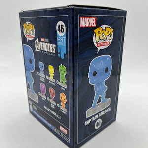 Funko POP! Art Series Marvel The Infinity Saga Captain America #46 - Vinyl Collectable FRENLY BRICKS - Open 7 Days