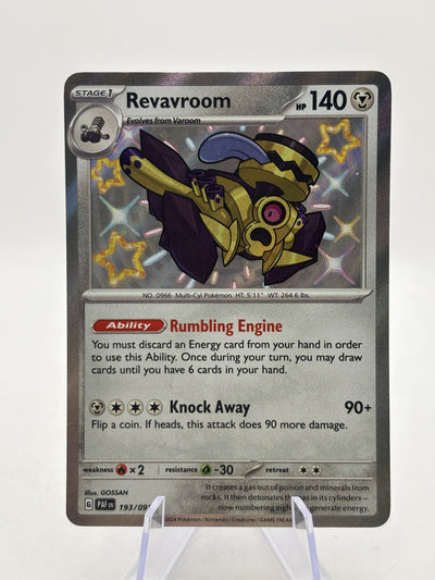 Revavroom 193/091 Shiny Rare Paldean Fates Pokémon TCG (NM) — front