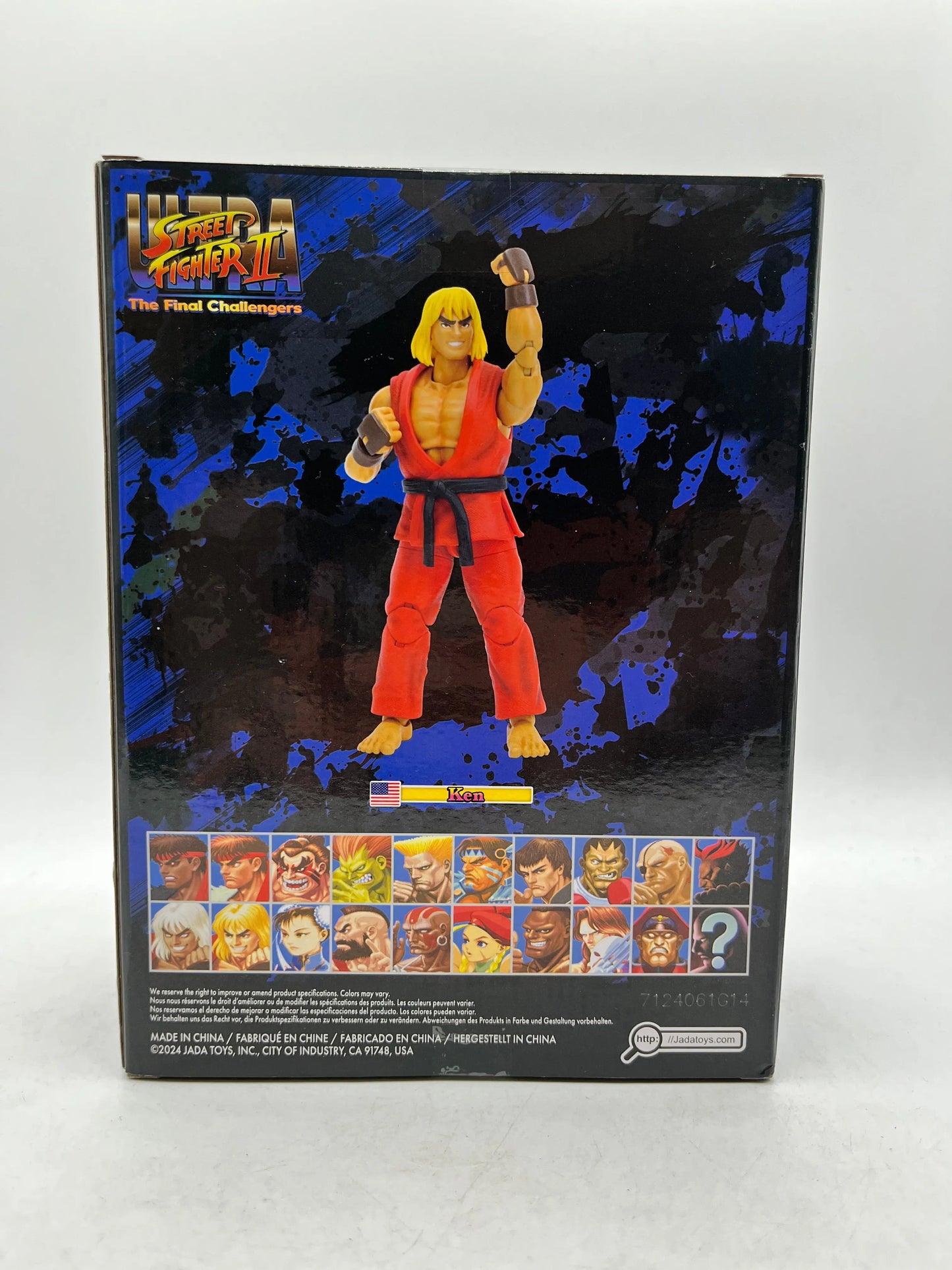 Jada Ultra Street Fighter II The Final Challengers Ken Figure - Sealed FRENLY BRICKS - Open 7 Days