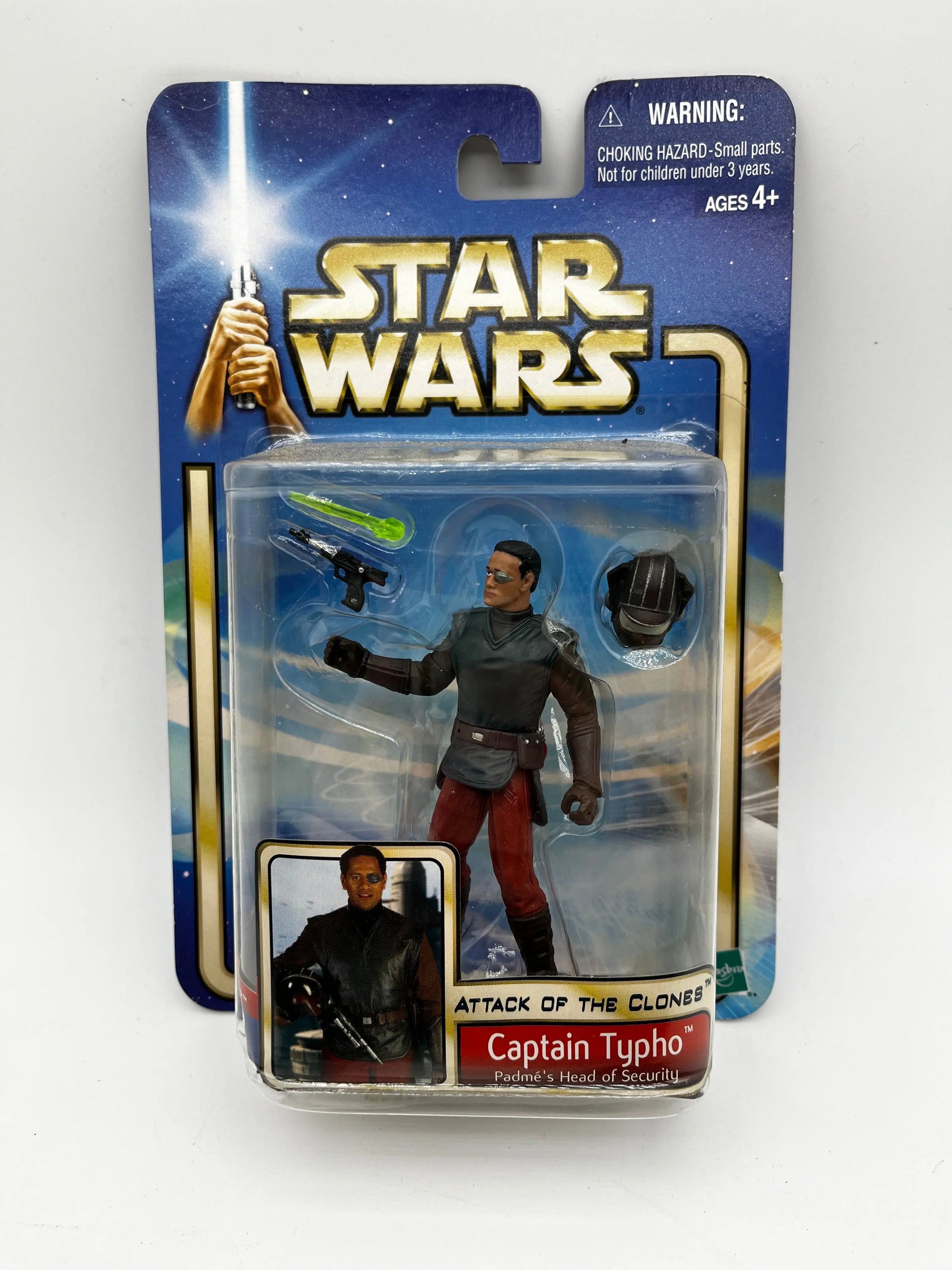 Star Wars Attack of the Clones Captain Typho Head of security Action Figure Hasbro FRENLY BRICKS - Open 7 Days