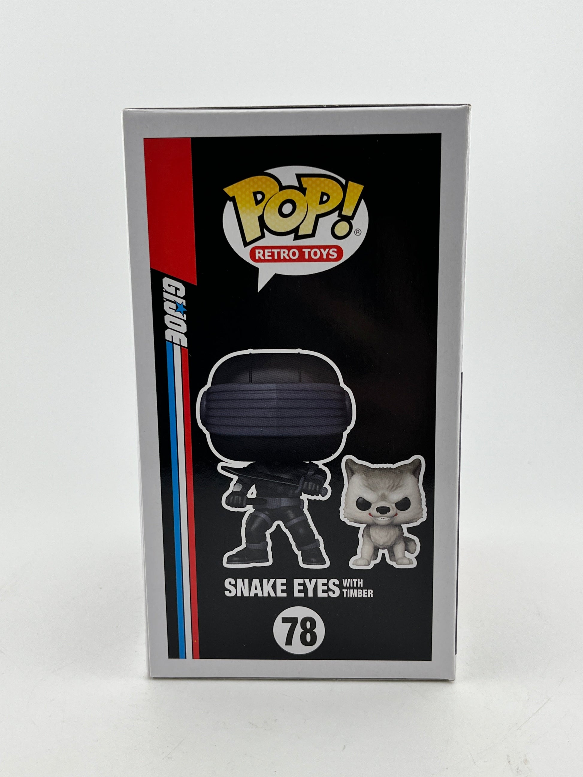 Funko POP! Retro Toys G.I.Joe - Snake Eyes With Timber #78 - Funko Exclusive FRENLY BRICKS - Open 7 Days