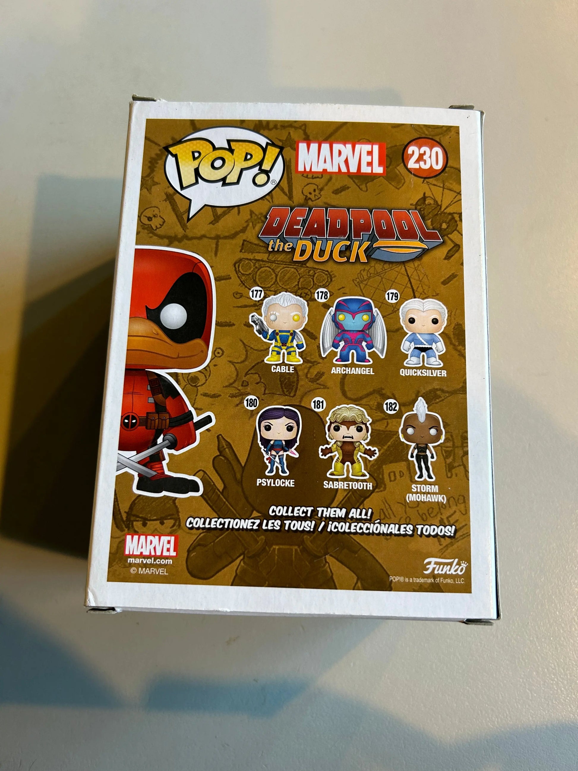 Pop Vinyl DeadPool The Duck #230 FRENLY BRICKS - Open 7 Days