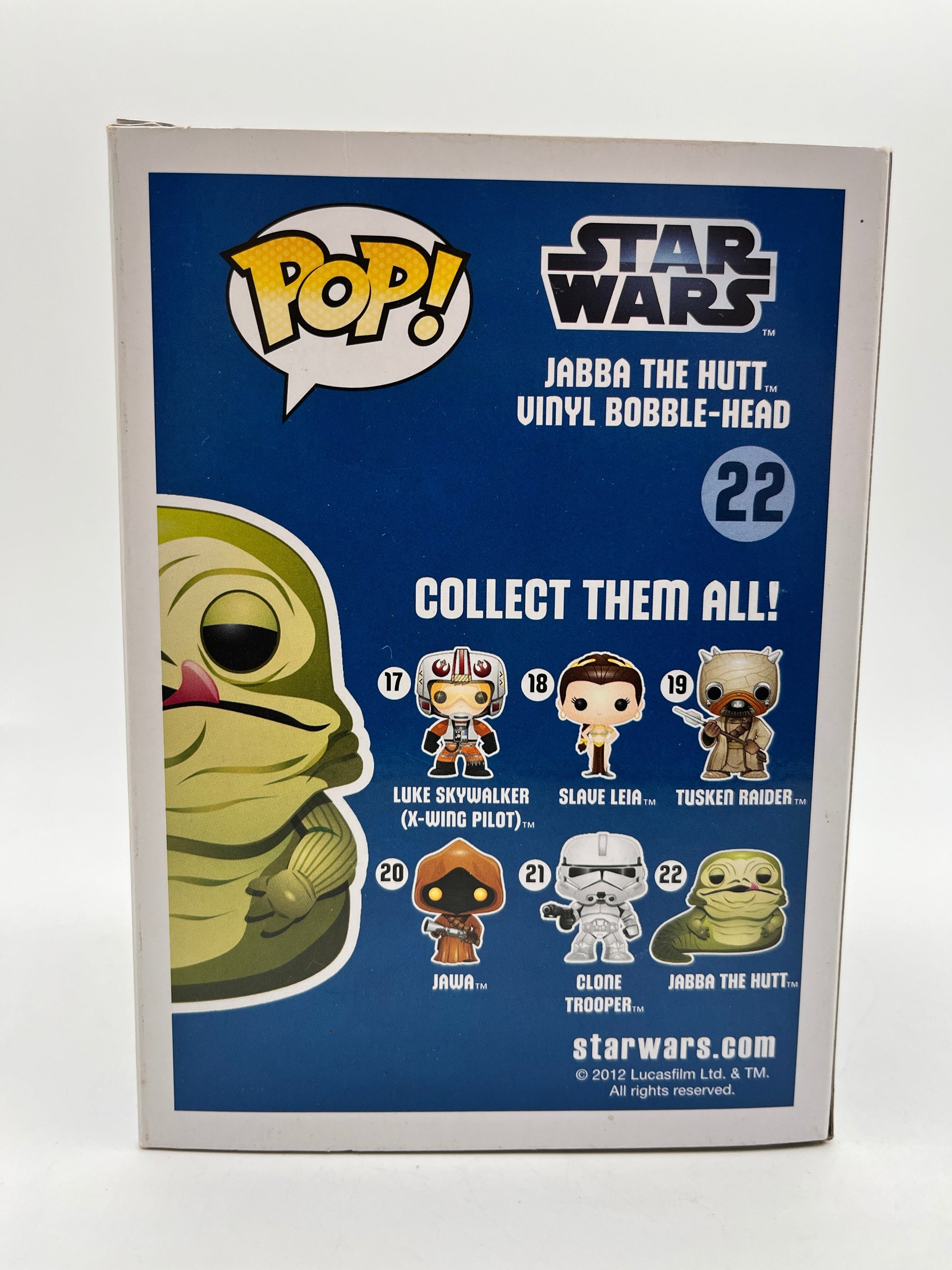 Funko POP! Star Wars Jabba The Hut #22 - Vinyl Collectable FRENLY BRICKS - Open 7 Days