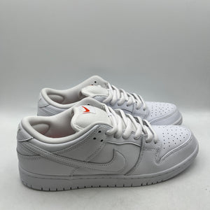 FJ1674-100 Nike SB Dunk Low Pro ISO Triple White (Men's) Size UK 10 FRENLY BRICKS - Open 7 Days