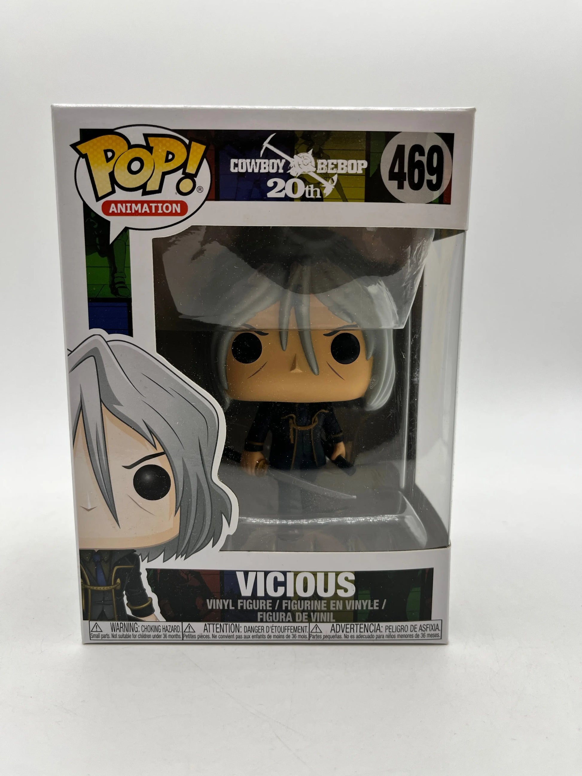 Funko POP! Animation Cowboy Bebop 20th Vicious #469 - Vinyl Collectable FRENLY BRICKS - Open 7 Days
