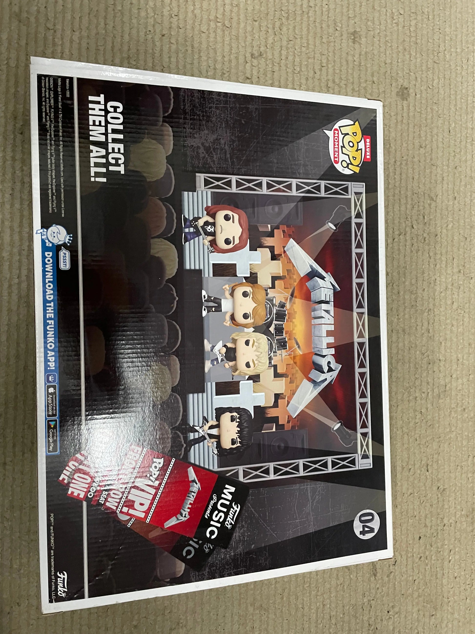 Funko POP Metallica Master Of Puppets Tour 1986 EXCLUSIVE SEALED NEW FRENLY BRICKS - Open 7 Days