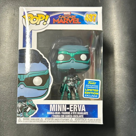 Pop Vinyl Marvel #487 Minn-Erva FRENLY BRICKS - Open 7 Days