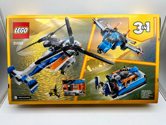 Lego Creator Twin-Rotor Helicopter 31096 - Factory Sealed Minor Box Damage FRENLY BRICKS - Open 7 Days