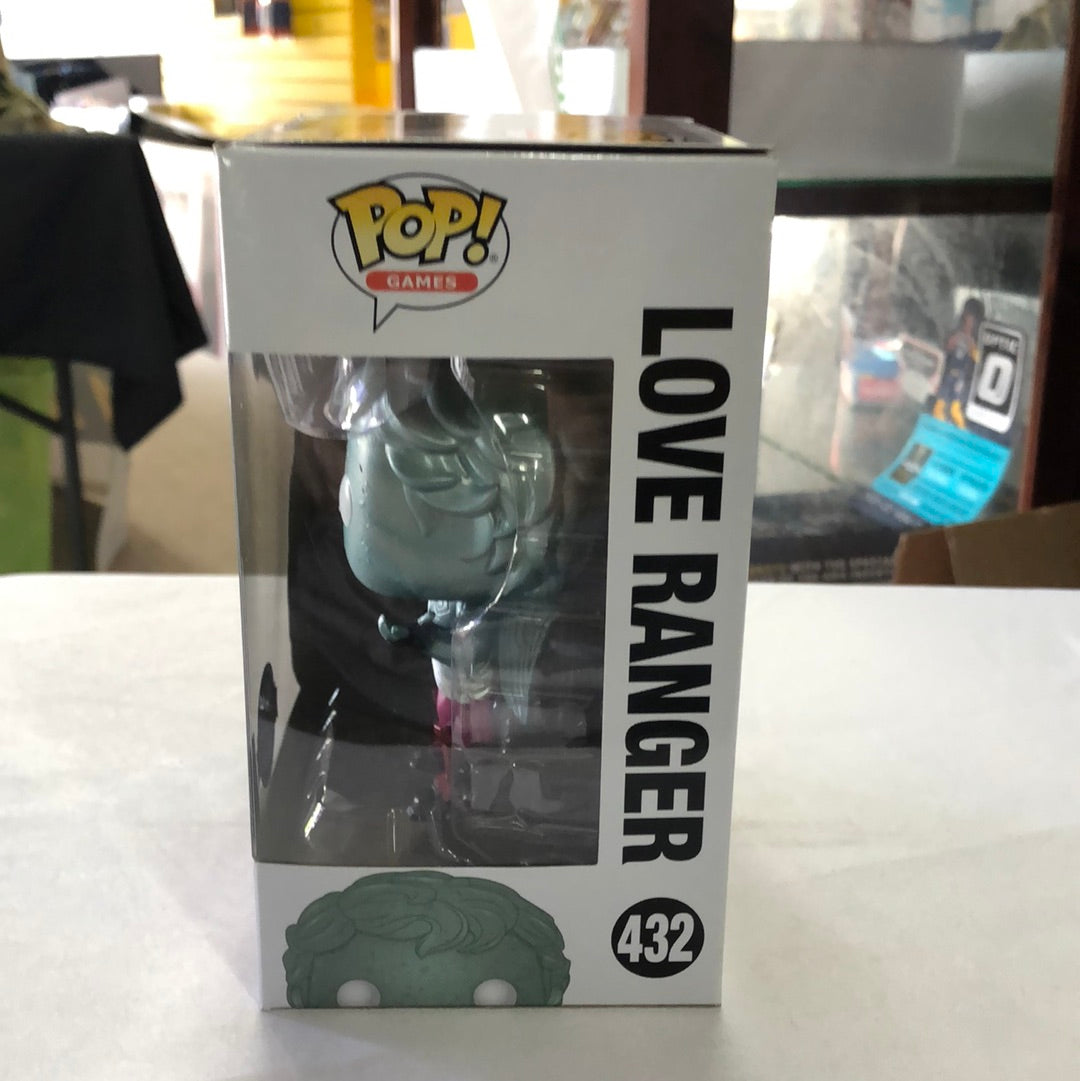 Funko Pop! Vinyl Metallic Fortnite Love Ranger #432 FRENLY BRICKS - Open 7 Days