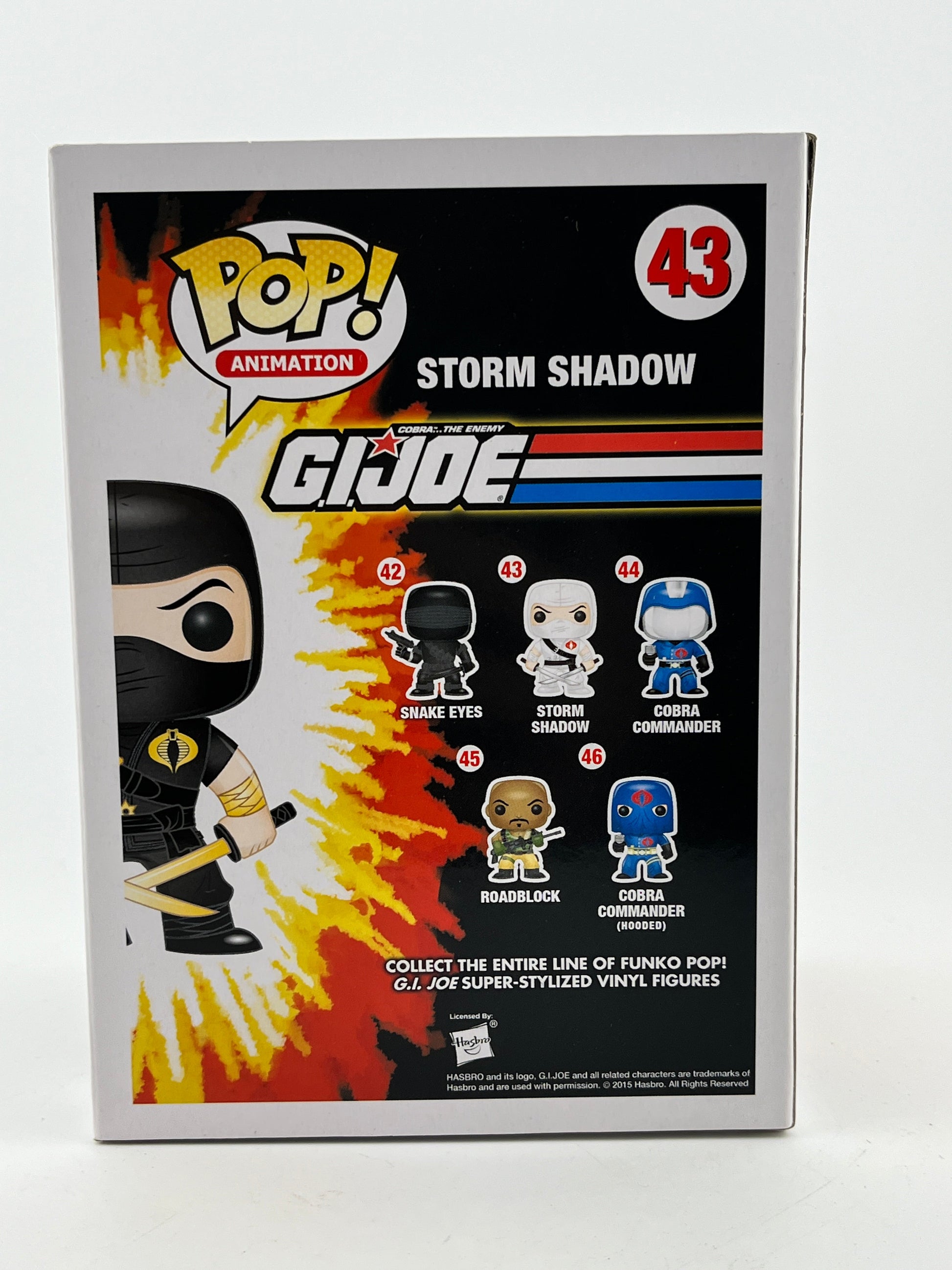 Funko POP! Animation G.I.Joe - Storm Shadow #43 - Vinyl Collectable FRENLY BRICKS - Open 7 Days