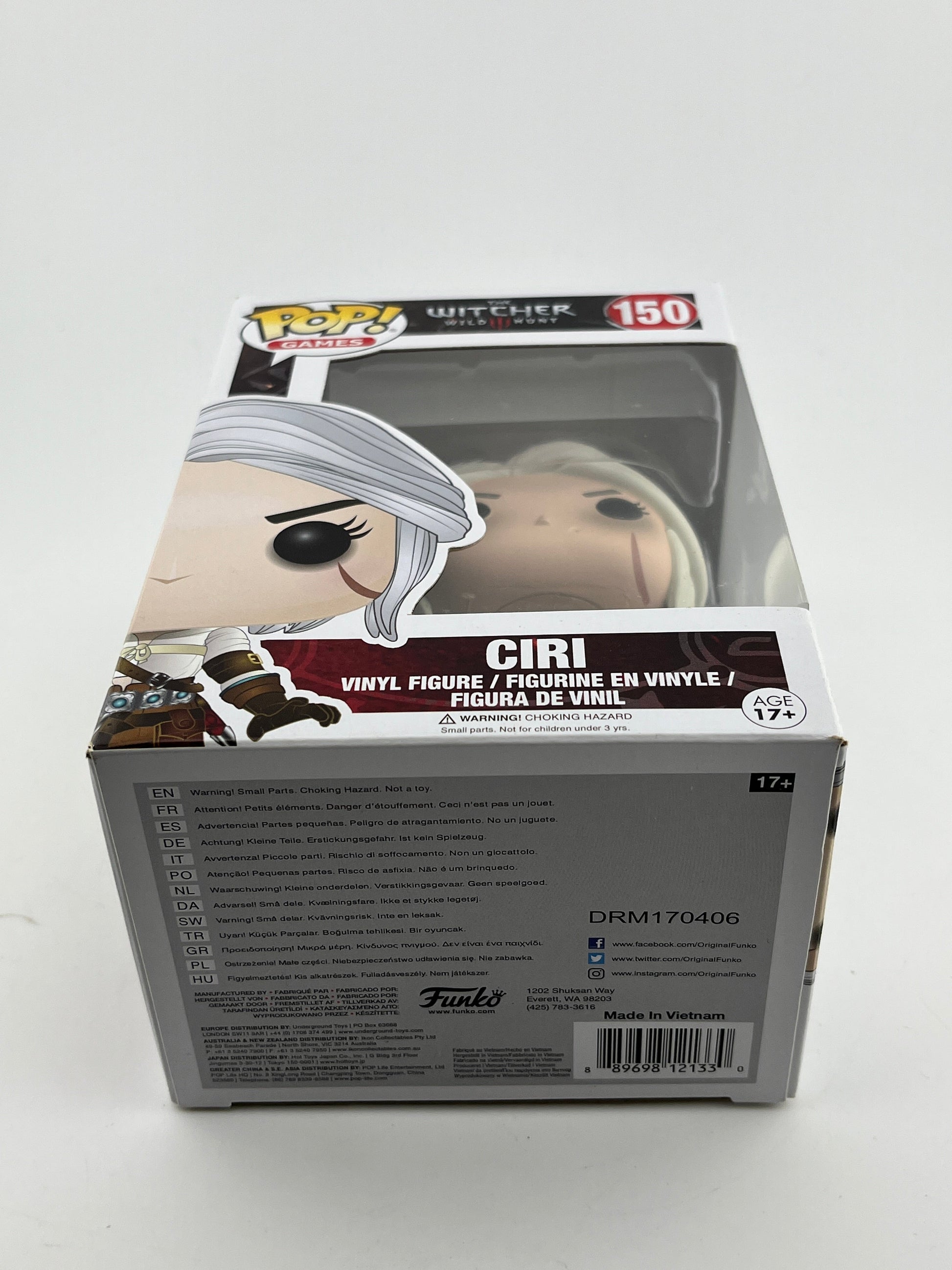 Funko POP! Games The Witcher - Ciri #150 - Vinyl Collectable FRENLY BRICKS - Open 7 Days