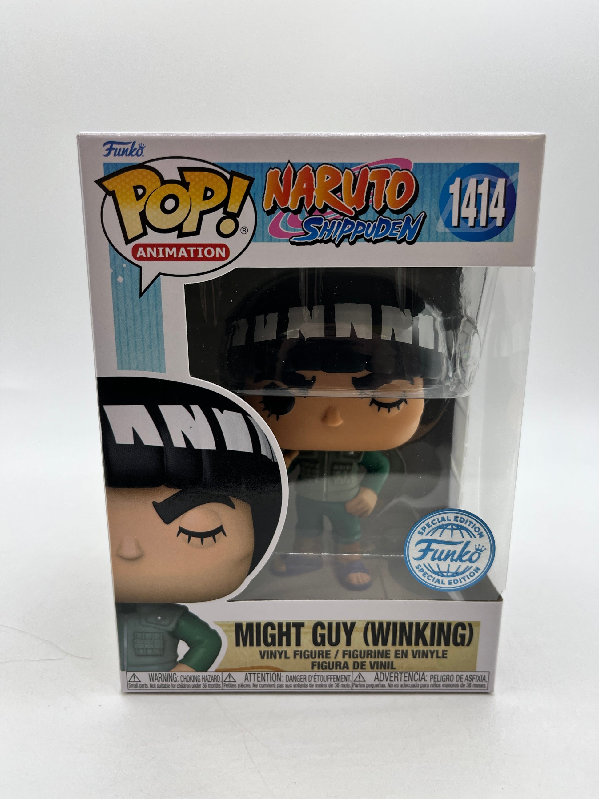 Funko POP! Animation Naruto Shippuden- Might Guy (Winking) #1414 - Vinyl Collectable FRENLY BRICKS - Open 7 Days