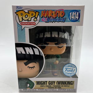 Funko POP! Animation Naruto Shippuden- Might Guy (Winking) #1414 - Vinyl Collectable FRENLY BRICKS - Open 7 Days