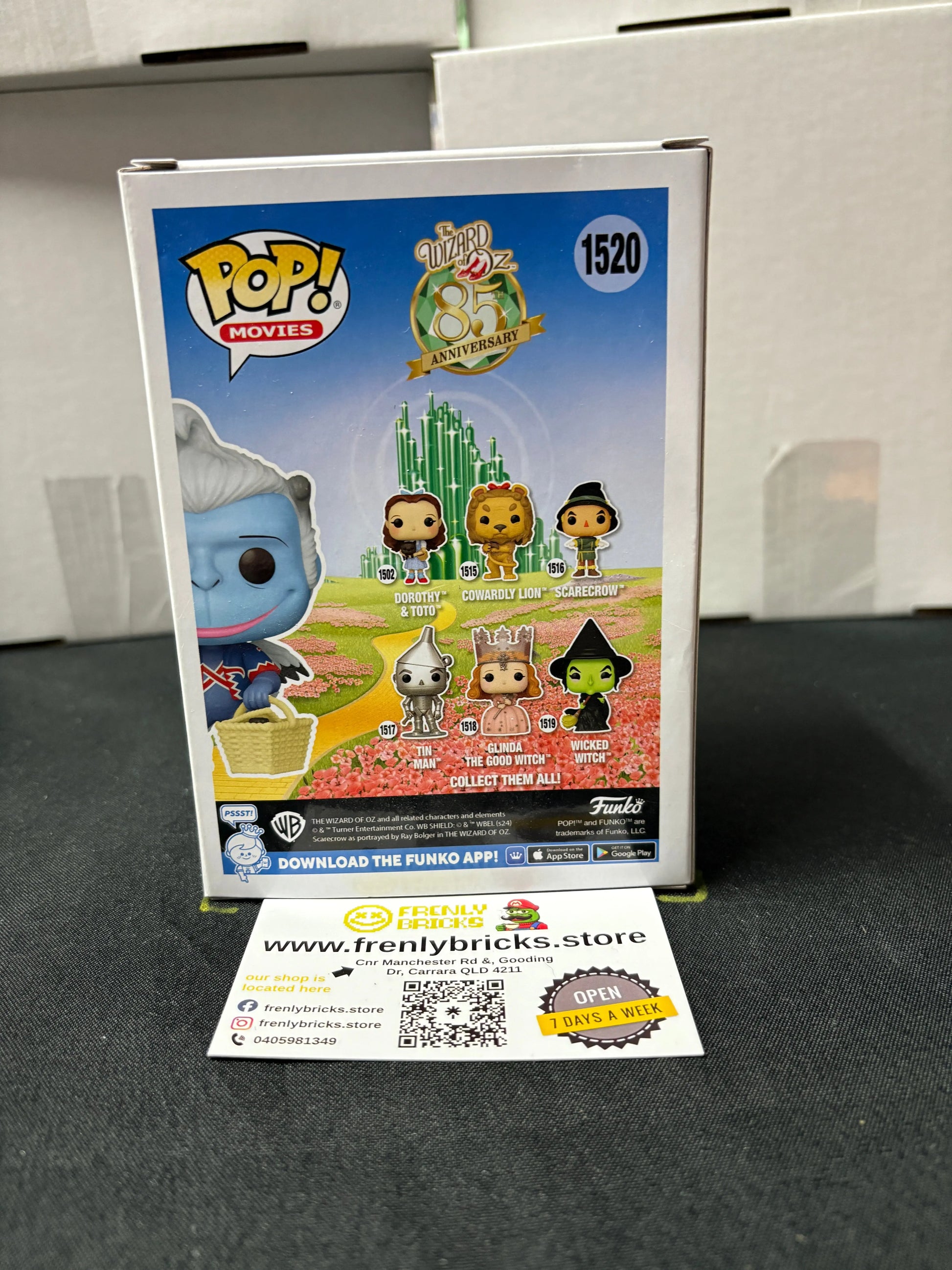 FUNKO Pop Vinyl  Winged Monkey #1520 FRENLY BRICKS - Open 7 Days