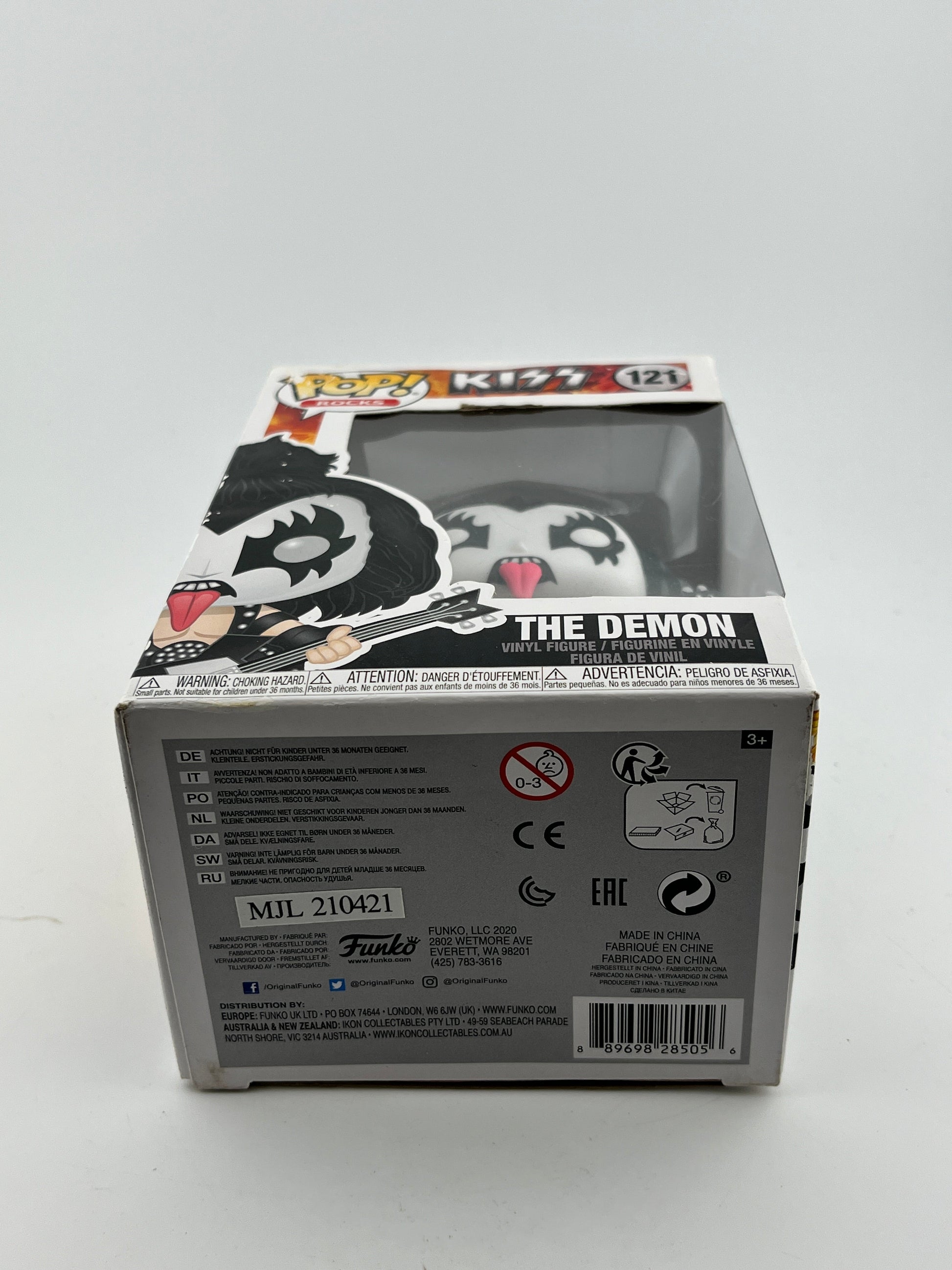 Funko POP! Rocks Kiss - The Demon #121 - Vinyl Collectable FRENLY BRICKS - Open 7 Days